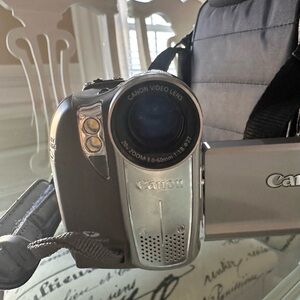 Canon Silver Video Camera